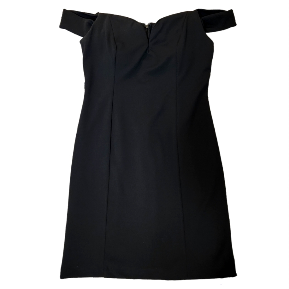 Eureka Off The Shoulder Little Black Dress